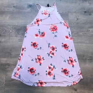 Pretty lavender floral dress